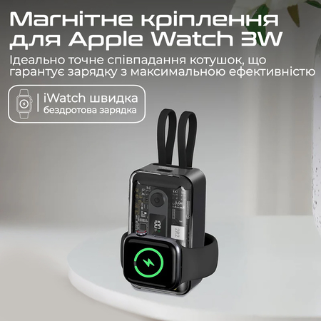 Універсальна мобільна батарея Promate Mavrix 10000mAh 35W Black Изображение