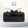 Універсальна мобільна батарея Promate PowerUp-Duo 5000mAh 20W Black Изображение