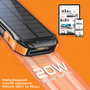 Універсальна мобільна батарея Promate SolarTank-10PDQi 10000mAh 20W Black Изображение