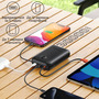 Універсальна мобільна батарея Promate PowerPod-30 30000mAh 35W Black Изображение