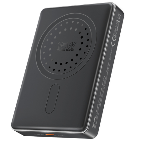 Універсальна мобільна батарея Promate Blade-10 MagSafe 10000mAh 20W Black Изображение