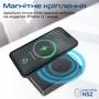 Універсальна мобільна батарея Promate Blade-10 MagSafe 10000mAh 20W Black Изображение
