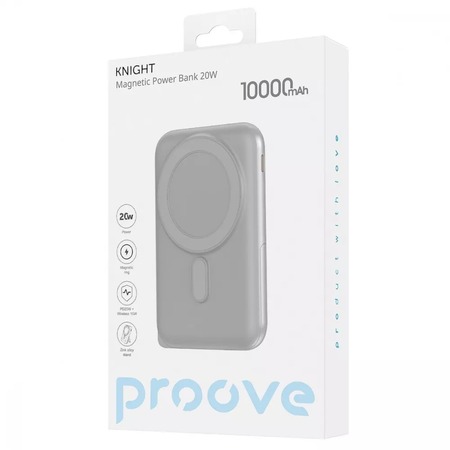 Універсальна мобільна батарея Proove Knight 20W 10000mAh Dark Gray (PBGI20012205) Зображення