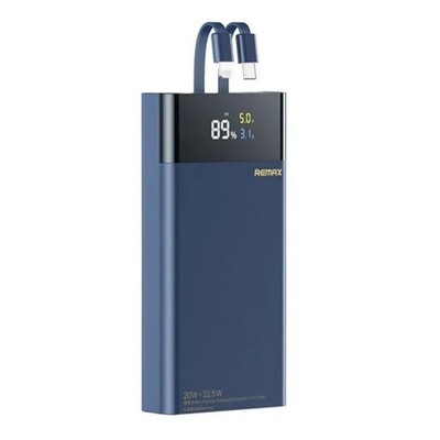 Універсальна мобільна батарея Remax RPP-561 Riji II 20000mAh Blue (6954851206606) Изображение