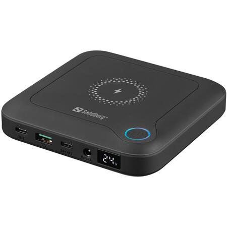 Універсальна мобільна батарея Sandberg All-in1 Laptop Powerbank 24000mAh Black (420-57) Изображение