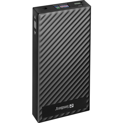 Універсальна мобільна батарея Sandberg AlwaysOn Powerbank 30000mAh DC+PD 120W Black (420-88) Изображение