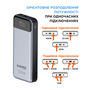 Універсальна мобільна батарея Sigma mobile X-Power SI30A7QLX 30000mAh Silver (4827798479117) Изображение