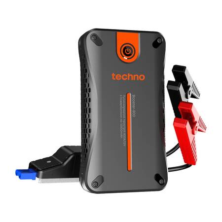 Пусковий пристрій для автомобілів Techno 10000mAh Black (booster-800) Изображение
