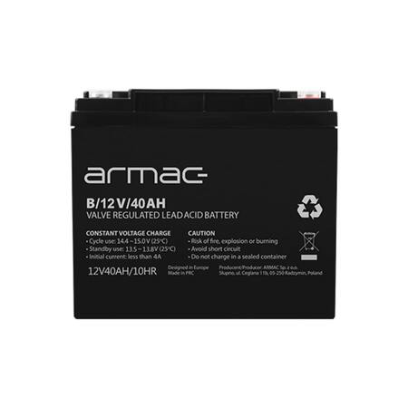 Акумуляторна батарея Armac 12V 40AH (Z29400) GEL Изображение