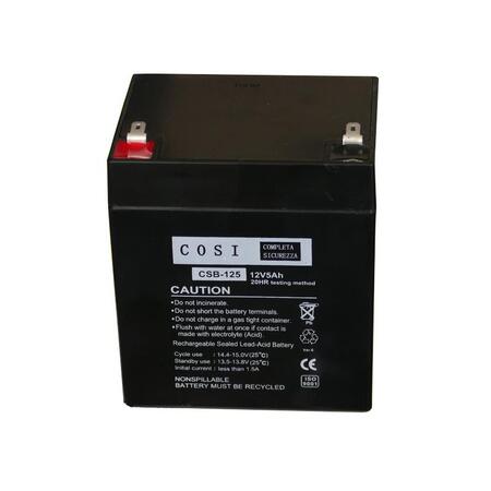 Акумуляторна батарея Cosi CSB-125 12V 5Ah (NV820962) AGM Изображение