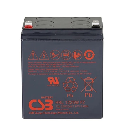 Акумуляторна батарея CSB 12V 5.8AH (HRL1225WF2) AGM Изображение