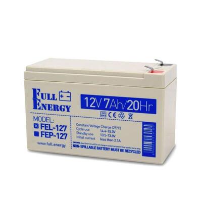 Акумуляторна батарея Full Energy FEL-127 12V 7AH (FEL-127) GEL Изображение