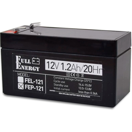 Акумуляторна батарея Full Energy FEP-121 12V 1.2AH (FEP-121) AGM Изображение