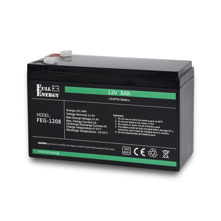 Акумуляторна батарея Full Energy FEG-128 12V 8AH LiFePO4 Изображение
