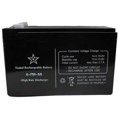 Акумуляторна батарея KSTAR 12V 9AH (6-FM-9A) AGM Изображение