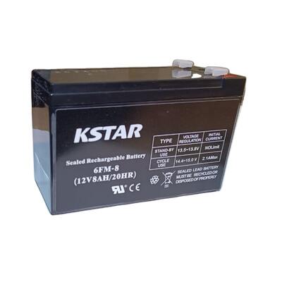 Акумуляторна батарея KSTAR 12V 8.0AH (6-FM-8) AGM Изображение