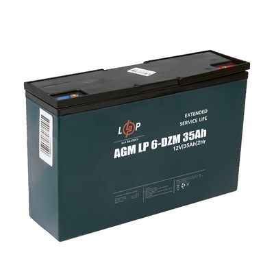 Акумуляторна батарея LogicPower LP 12V 35AH (6-DZM-35) AGM Зображення