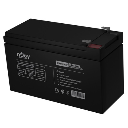 Акумуляторна батарея Njoy HR09122F 12V 9AH (BTVACIUOCTH2FCN01B) AGM Изображение