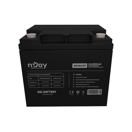 Акумуляторна батарея Njoy GE4012FF 12V 40AH (BTVGCDTOMTCFFCN01B) GEL Изображение