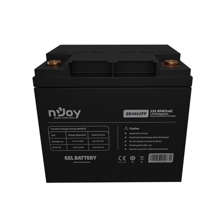 Акумуляторна батарея Njoy GE4012FF 12V 40AH (BTVGCDTOMTCFFCN01B) GEL Изображение