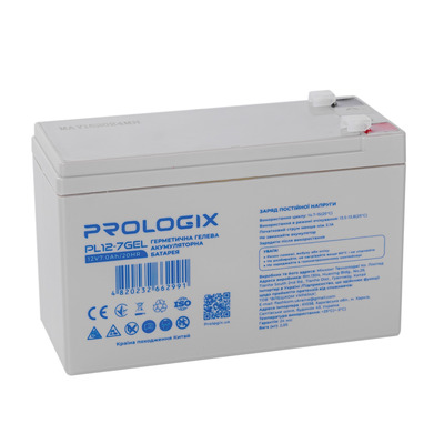 Акумуляторна батарея Prologix 12V 7AH (PL12-7GEL) GEL Зображення
