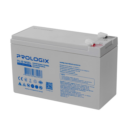 Акумуляторна батарея Prologix 12V 9AH (PL12-9GEL) GEL Изображение