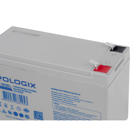 Акумуляторна батарея Prologix 12V 9AH (PL12-9GEL) GEL Изображение