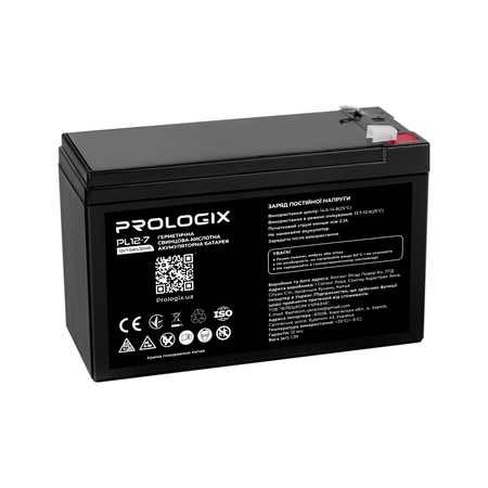 Акумуляторна батарея Prologix 12V 7AH (PL12-7) AGM Изображение