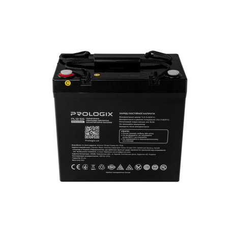 Акумуляторна батарея Prologix 12V 55AH (PL12-55) AGM Изображение