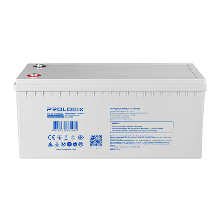 Акумуляторна батарея Prologix 12V 200AH (PL12-200GEL) GEL Изображение