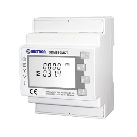 Лічільник Three phase energy meter Eastron SDM 630MCT-ETL (ESCT-T24 150A/1A) Зображення