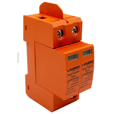 Обмежувач перенапруги Leader DC2P 1000В 40кА (LD-SPD2P-40KA-1000V) Изображение