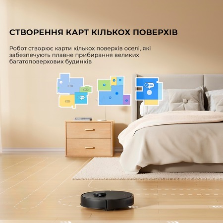 Робот-пилосос Dreame D9 Max Black Gen 2 (RLD34GA-Bl) Изображение