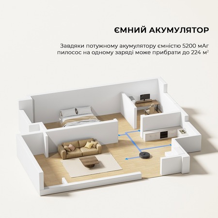 Робот-пилосос Dreame D9 Max Black Gen 2 (RLD34GA-Bl) Изображение