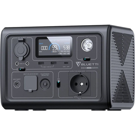 Зарядна станція Bluetti EB3A 268Wh, 600W (PB930784) Изображение