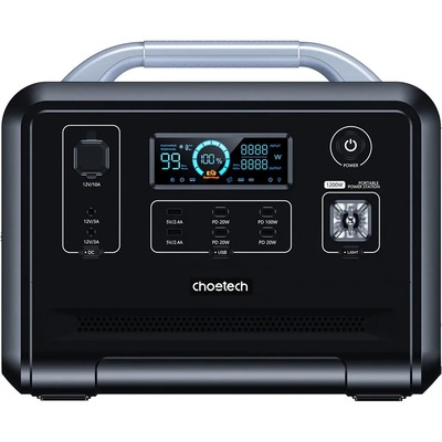 Зарядна станція Choetech 1200W (BS005-EU-BK) Зображення