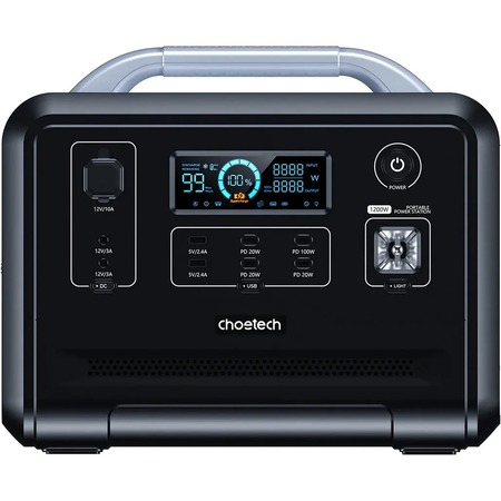 Зарядна станція Choetech 1200W (BS005-EU-BK) Зображення