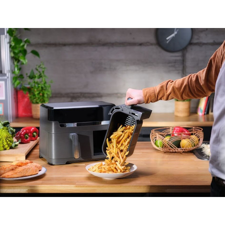 Мультипіч Tefal Dual EasyFry&Grill AirFryer EY905B10 Зображення