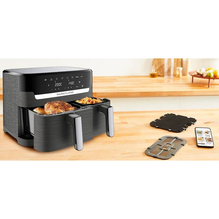 Мультипіч Tefal Dual EasyFry&Grill AirFryer EY905B10 Зображення