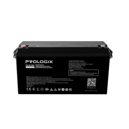 Акумуляторна батарея Prologix 12V 150AH (PL12-150) AGM Зображення