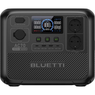 Зарядна станція Bluetti AC70 1000W 768Wh Изображение