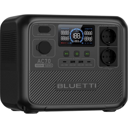 Зарядна станція Bluetti AC70 1000W 768Wh Изображение