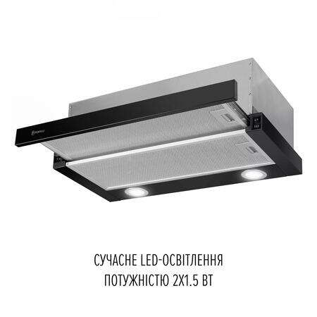 Витяжка Perfelli TL 6622 BL 1000 LED Зображення