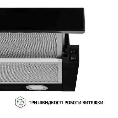 Витяжка Perfelli TL 6212 BL 700 LED Зображення