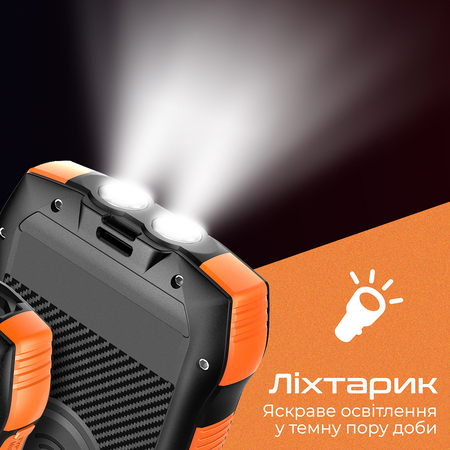 Універсальна мобільна батарея Promate SolarTank-20PDQI 20W 20000mAh Black Изображение