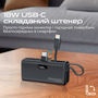 Універсальна мобільна батарея Promate Nanopack-5 5000mAh 20W Black Изображение
