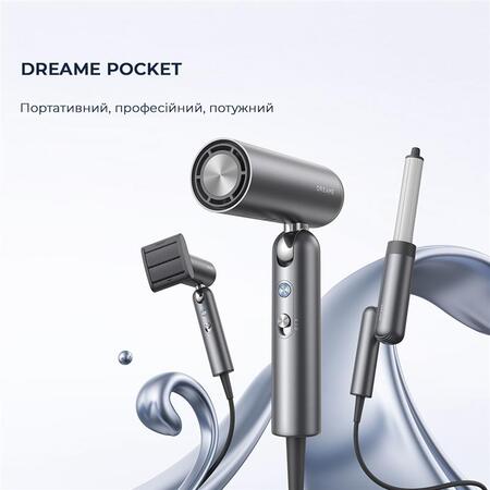 Фен Dreame Pocket Grey (AHD51-GR) Изображение