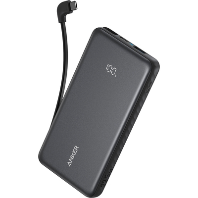 Універсальна мобільна батарея Anker Zolo 10000mAh 22.5W Black (A110DH11) Зображення