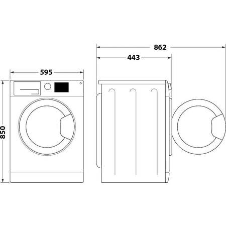 Пральна машина Indesit OMTWSE 61293 WK UA Изображение