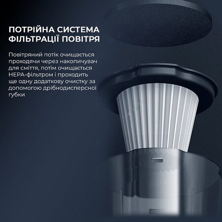 Пилосос Deerma Corded Hand Stick Vacuum Cleaner (DX115C) Изображение